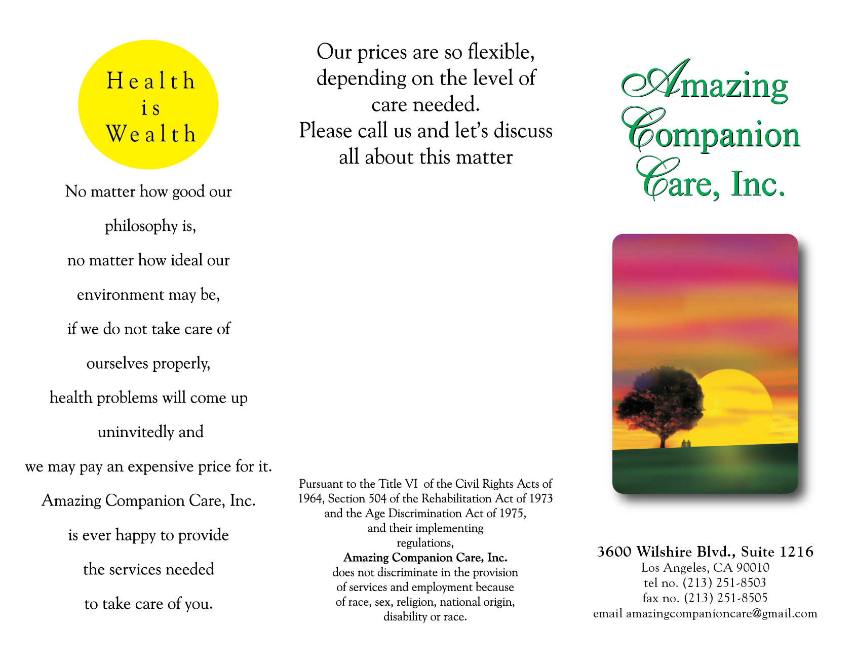 Amazing Companion Care, Inc.'s avatar